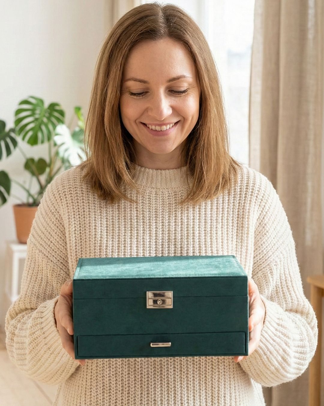 Szkatułka Velvet Royal - Emerald